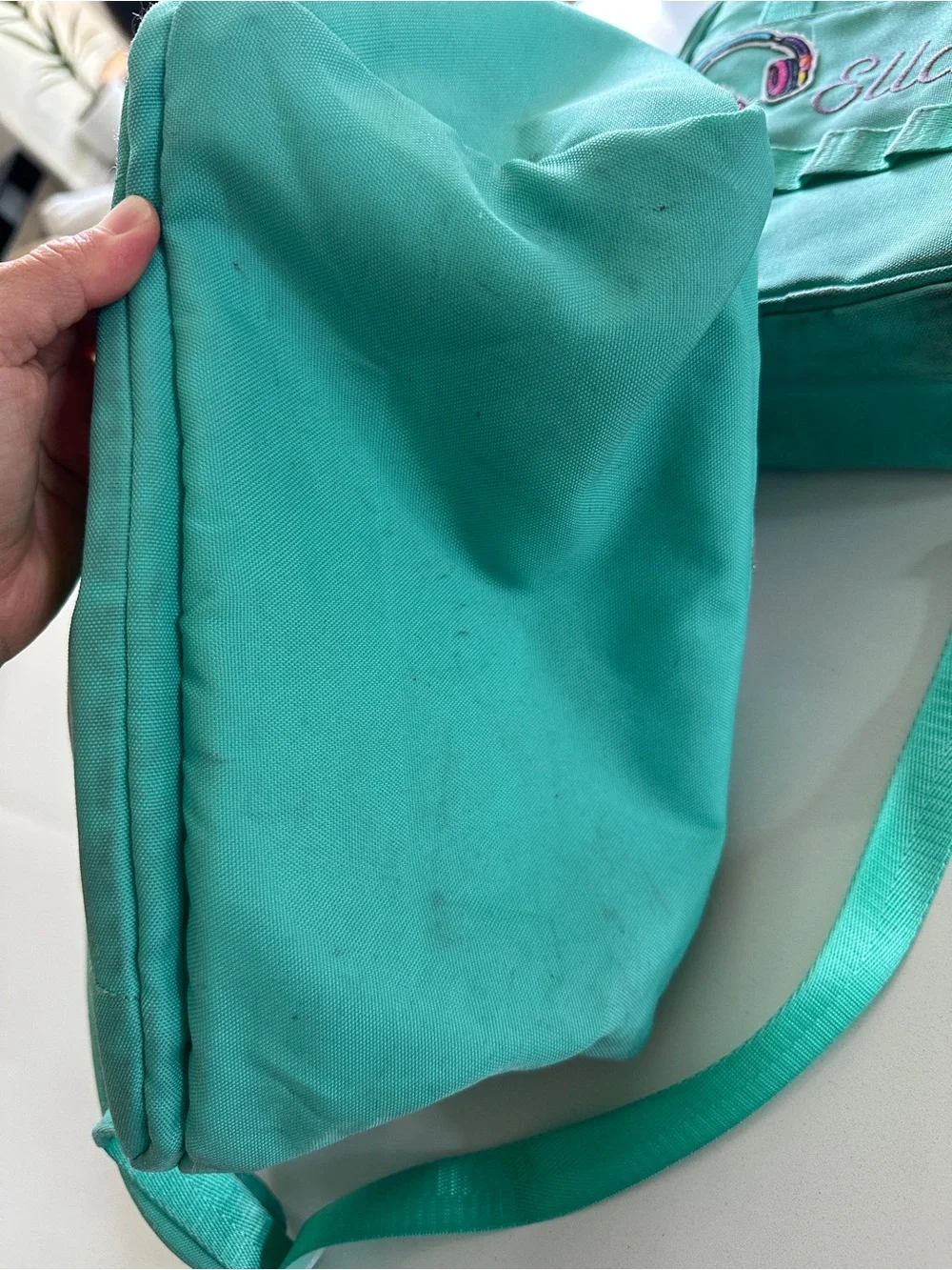Pottery Barn Kids Make it Mine Aqua Large Backpack & Cold Pack Lunchbox